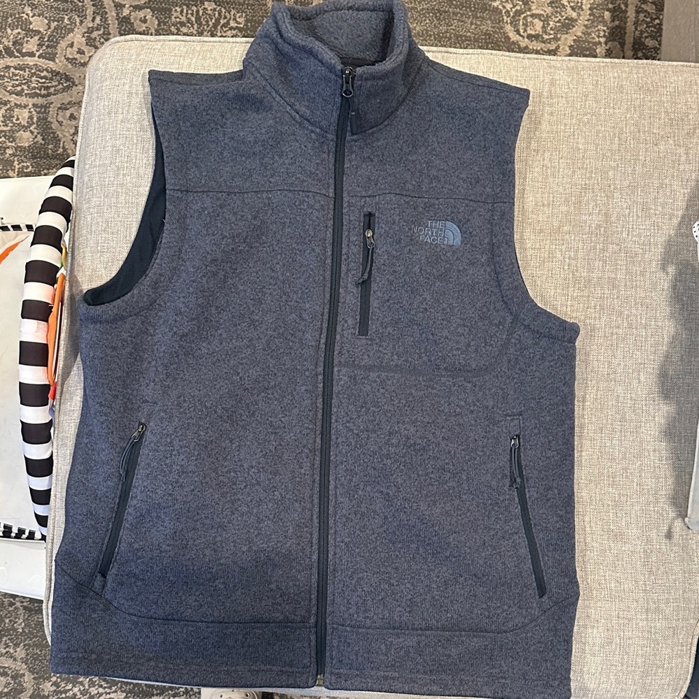 The North Face Dark Gray Fleece Vest